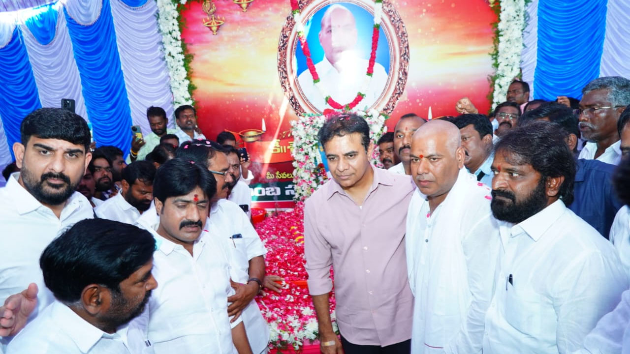 KTR | మాజీ ఎమ్మెల్యే బీరం హర్షవర్ధన్‌ రెడ్డిని పరామర్శించిన కేటీఆర్‌