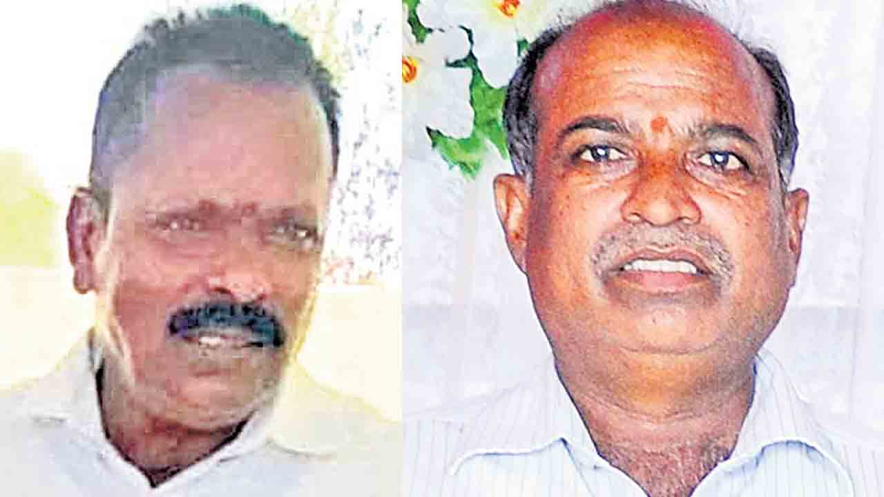 పిడుగులు పడి ఇద్దరు రైతుల మృతి.. 24 గొర్రెలు, ఆవు మృత్యువాత