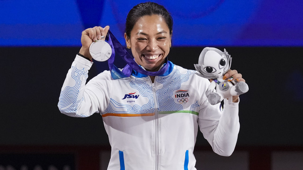 Meera With Medal