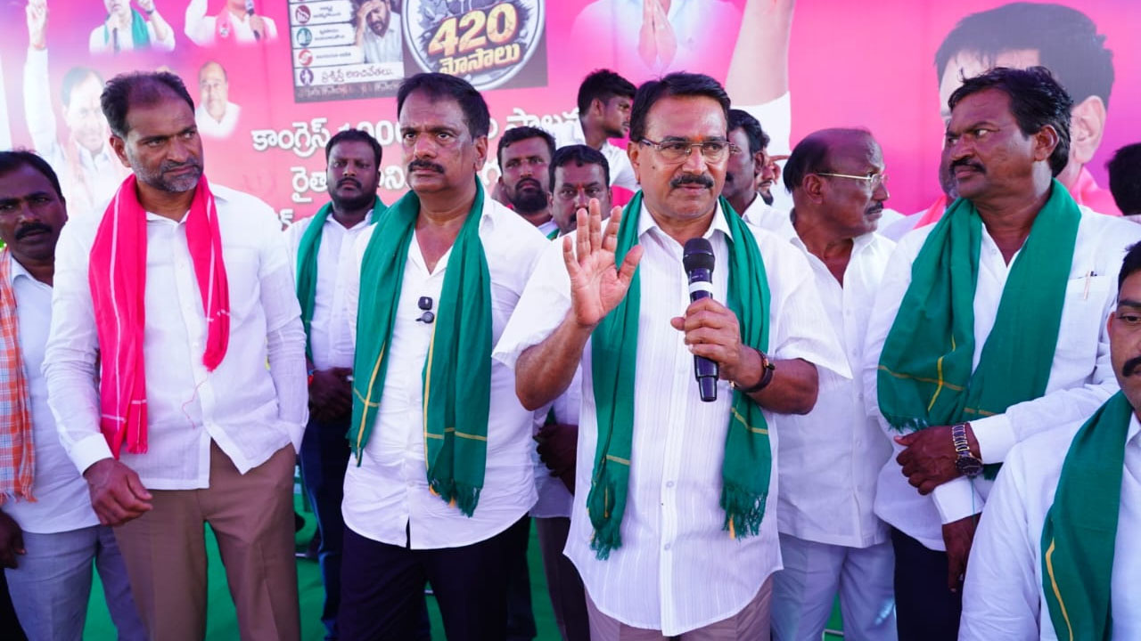 Singireddy Niranjan Reddy | కాంగ్రెస్‌ పాలనకు చరమగీతం పాడేందుకు ప్రజలు సిద్ధం : మాజీ మంత్రి సింగిరెడ్డి నిరంజన్ రెడ్డి