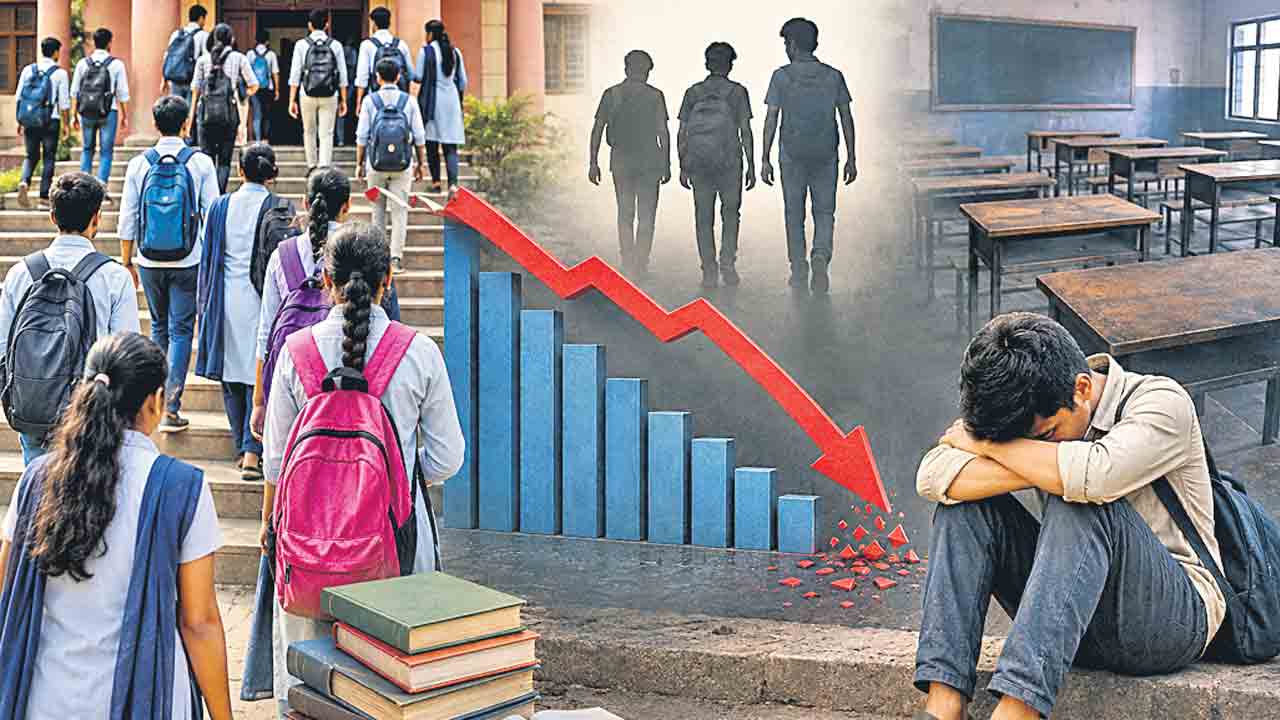 ఇంటర్‌ సెకండియర్‌లో అడ్మిషన్లు డ్రాప్‌