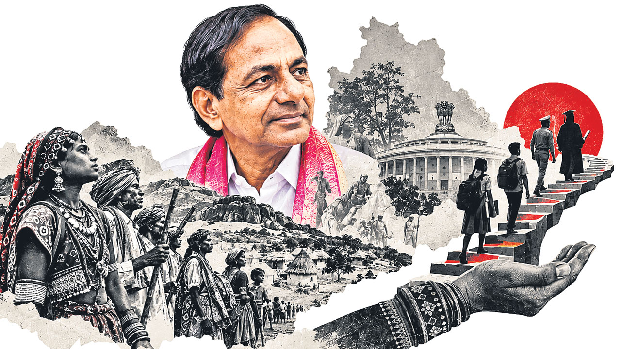 గిరిజన రిజర్వేషన్‌ కేసీఆర్‌ ఘనత