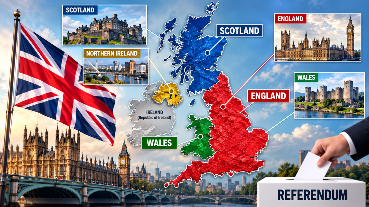 UK Breakup | ముక్కలు కానున్న యూకే?.. రెఫరెండం కోసం ఐరిష్‌, స్కాటిష్‌, వేల్స్‌ నాయకుల పట్టు