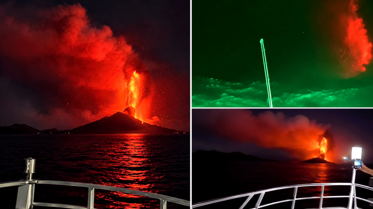 Volcano Eruption | బ‌ద్ధ‌లైన అగ్నిప‌ర్వ‌తం.. విమాన స‌ర్వీసుల‌కు తీవ్ర అంత‌రాయం.. Video