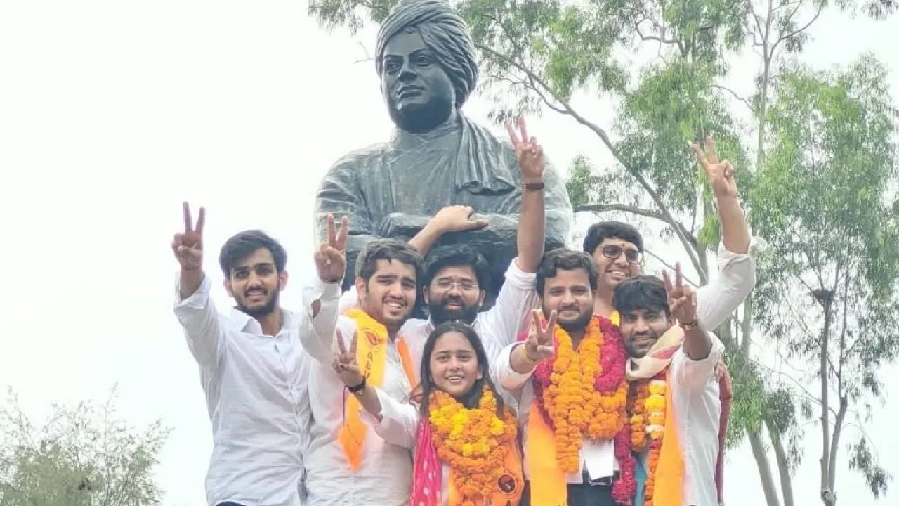 DUSU elections | ఢిల్లీ యూనివ‌ర్సిటీ ఎన్నిక‌ల్లో ఏబీవీపీ విజ‌యం.. ఒక్క స్థానం కూడా ద‌క్కించుకోని ఎన్ఎస్‌యూఐ