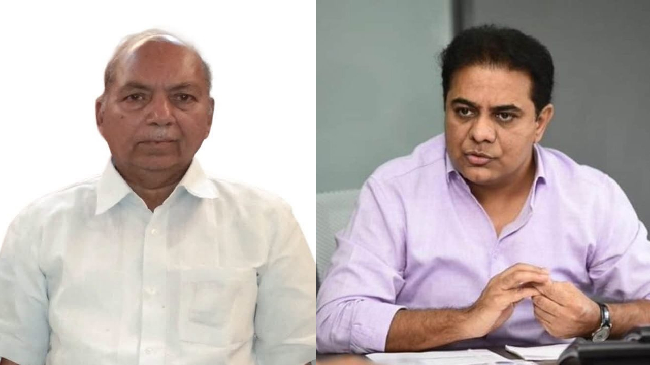 Beeram Lakshma Reddy | బీరం లక్ష్మారెడ్డి మృతి పట్ల కేటీఆర్ సంతాపం
