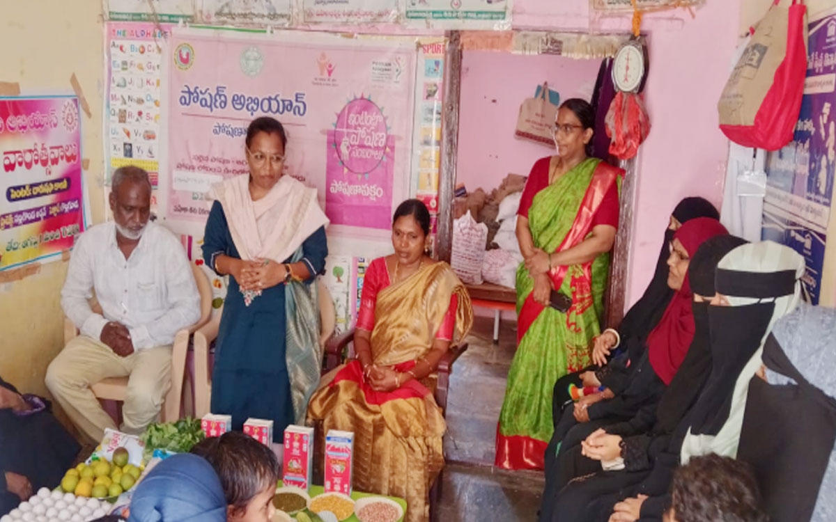 సమతుల్య ఆహారంతో ఆరోగ్య‌వంత‌మైన స‌మాజం : సీడీపీవో చంద్రకళ