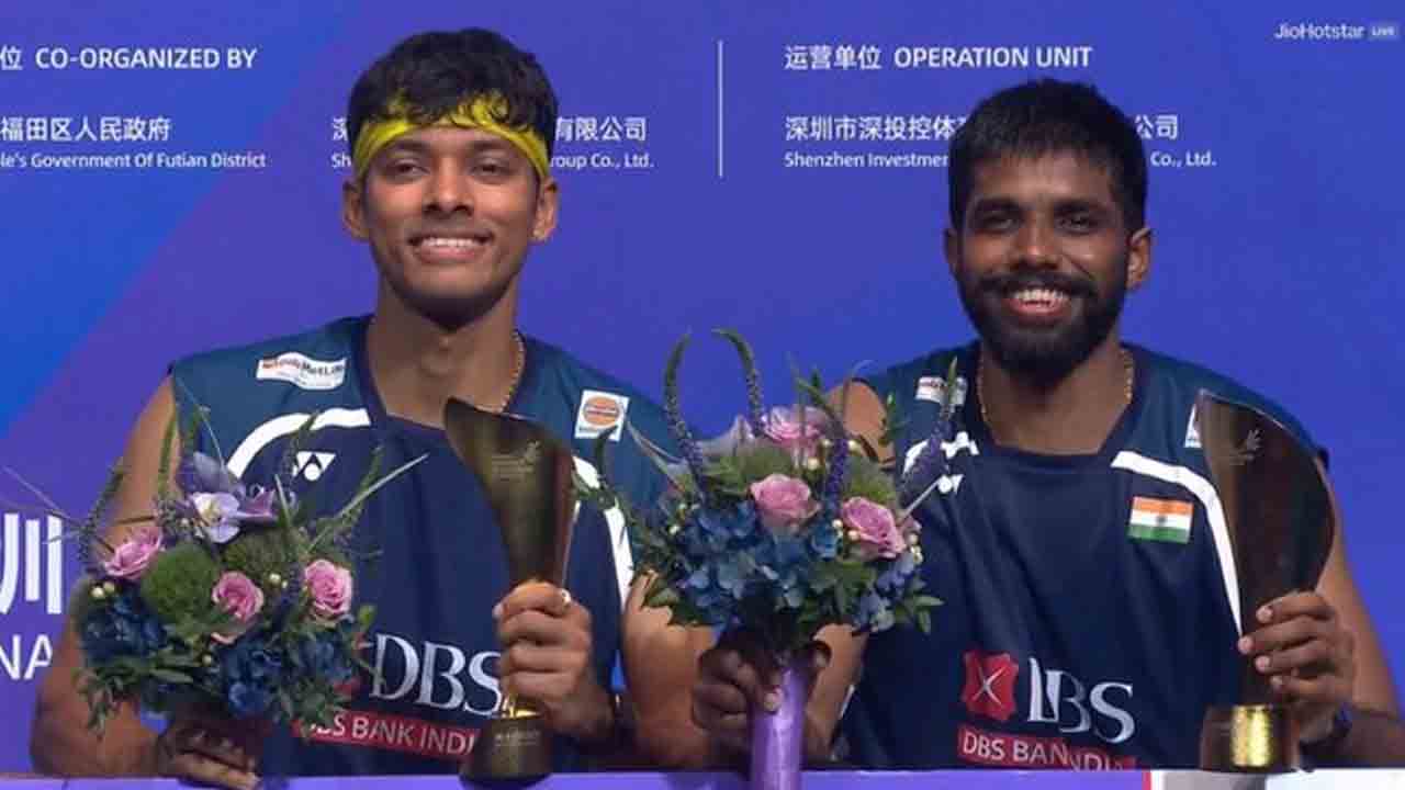 China Masters | పట్టువదలని విక్రమార్కులు.. తొలిసారి చైనా మాస్టర్స్ విజేతగా సాత్విక్ జోడీ..!