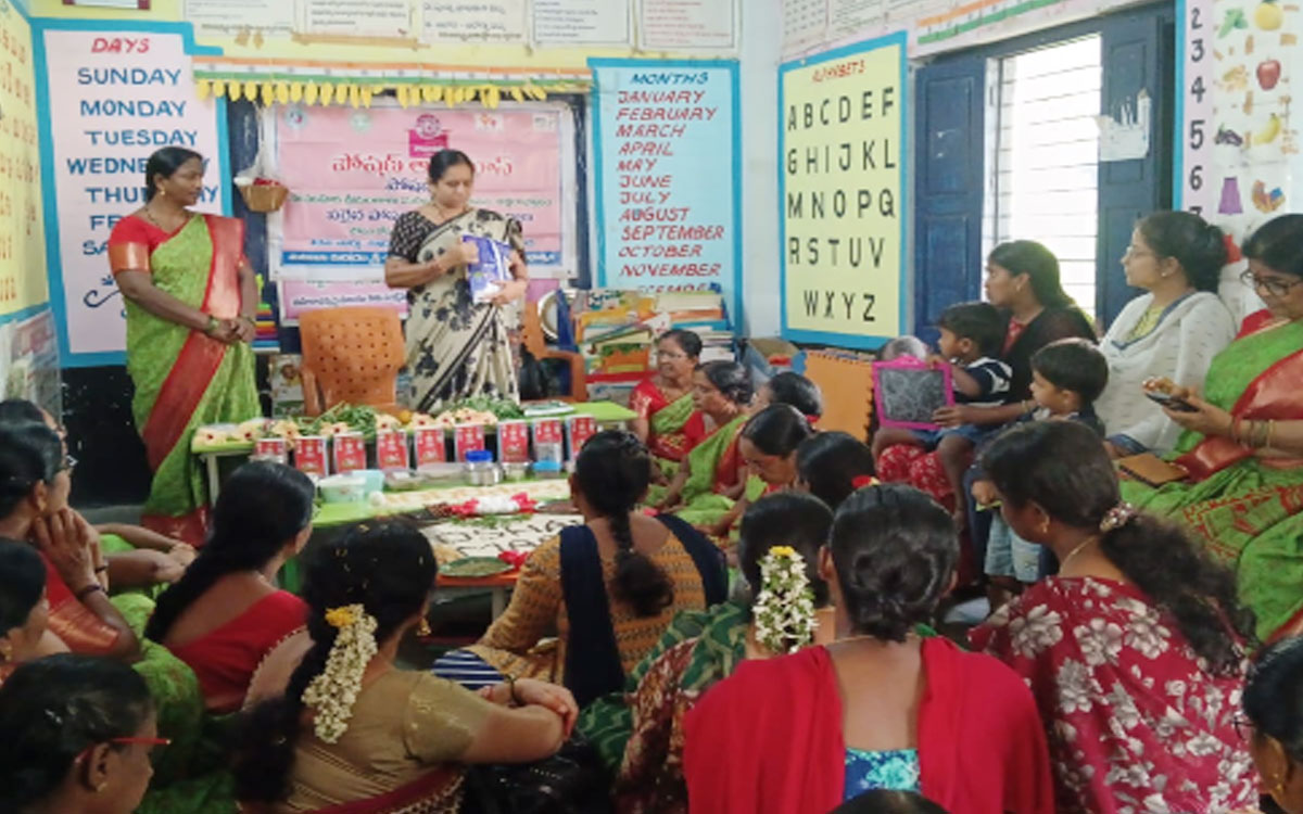 అర్జాలబావిలో ఘ‌నంగా ‘పోషణ మాసం’ వేడుకలు