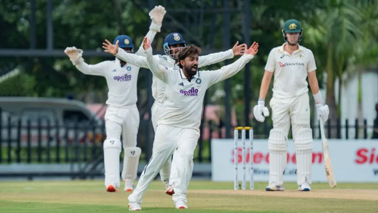 India A: ఆస్ట్రేలియా-ఏపై 162 ర‌న్స్ తేడాతో భార‌త్‌-ఏ గెలుపు