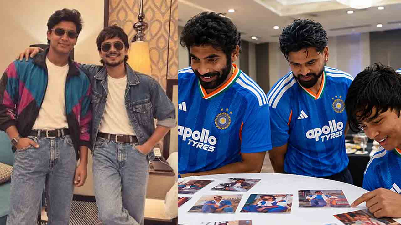 Vintage Vibes | భారత క్రికెట్‌లో వింటేజ్ వైబ్స్.. వైభవ్, ఇషాన్‌ల 1980 లుక్ చూశారా..!