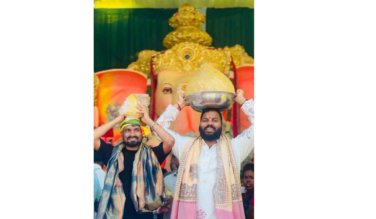 Dharmaram | బోయవాడ గణపతి లడ్డు వేలం @రూ.80,116
