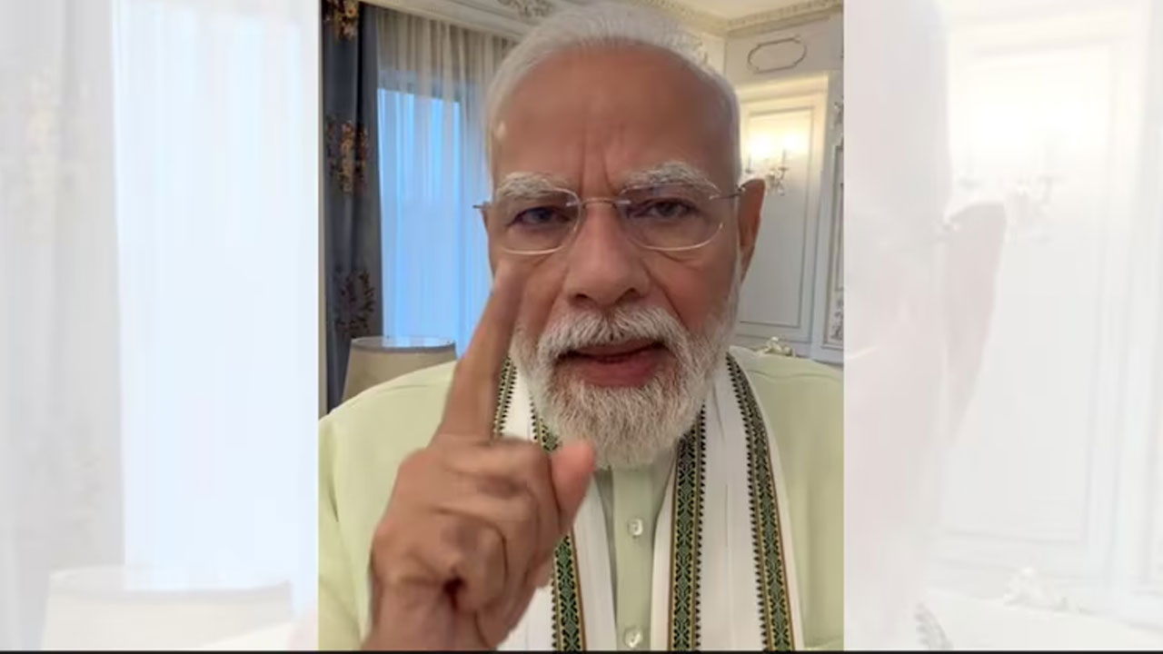 PM Modi: జీడీపీ 7.8 శాతంగా న‌మోదు.. దేశ ప్ర‌జ‌ల‌కు కంగ్రాట్స్ చెప్పిన ప్ర‌ధాని.. వీడియో