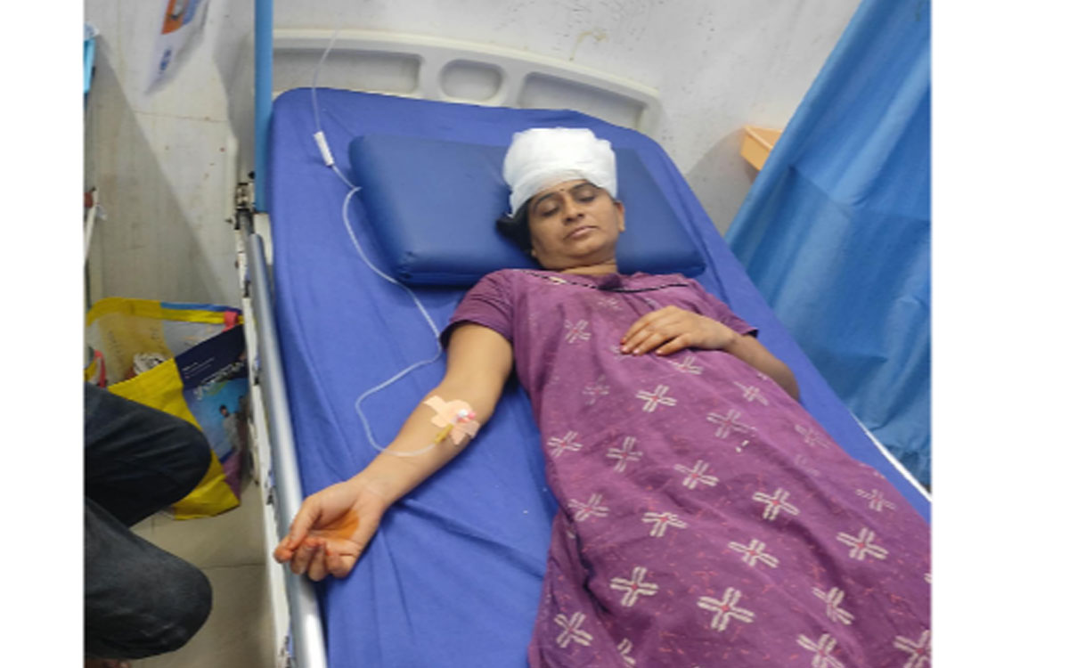 కోతుల దాడిలో మహిళకు తీవ్ర గాయాలు