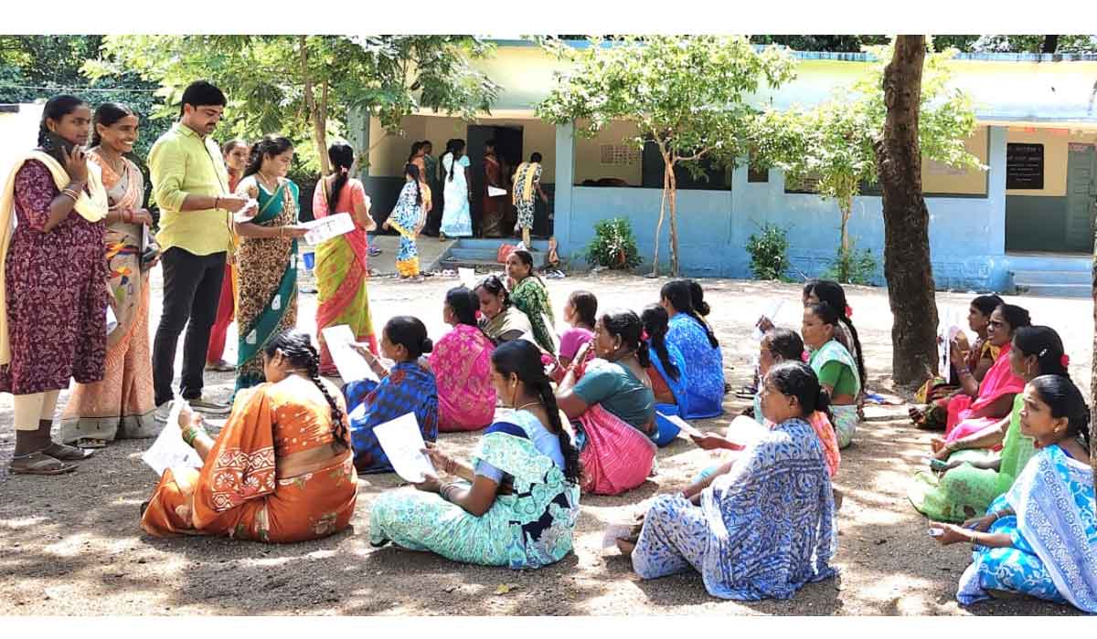 Odela | ఓదెల మండలంలో ‘అమ్మకు అక్షరమాల’ ఎస్‌హెచ్‌జీ సభ్యులకు పరీక్షలు
