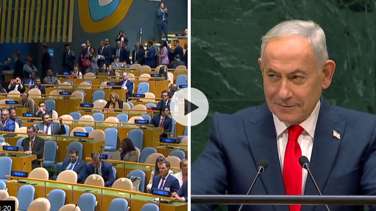 Netanyahu: యూఎన్ ప్ర‌సంగంలో ప‌శ్చిమాసియా దాడుల‌ను స‌మ‌ర్ధించుకున్న నెత‌న్య‌హూ