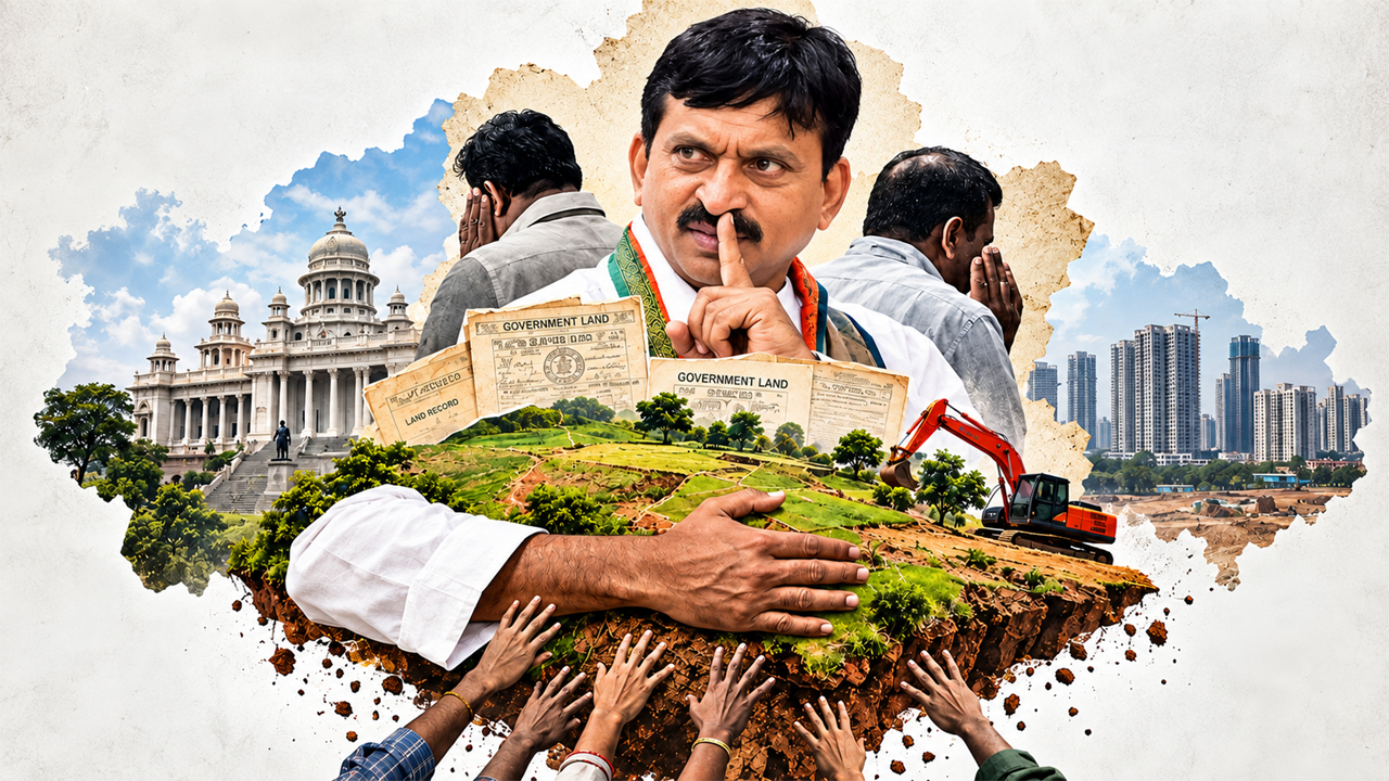 Land Scams | భూ స్కామ్‌లపై.. గప్‌చుప్‌.. కాంగ్రెస్‌ తప్పులను బీఆర్‌ఎస్‌ ఖాతాలో వేసే యత్నం!