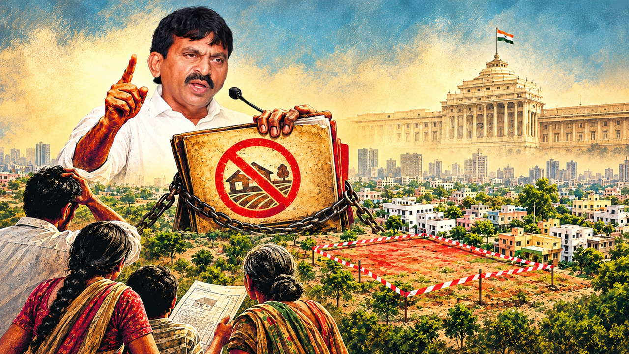 Ponguleti Srinivas Reddy | ‘సిటీ’జనుల గుండెల్లో ‘నిషేధ’ బాంబులు.. అగ్గికి ఆజ్యం పోసిన పొంగులేటి ప్రకటన