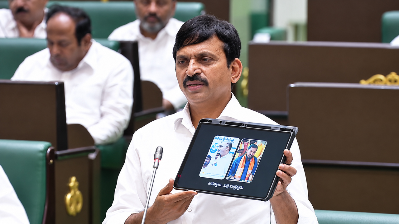 Ponguleti Srinivas Reddy | అబద్ధాల పొంగులేటి.. అసెంబ్లీ సాక్షిగా అసత్యాల వల్లెవేత.. నిందలు, చిందులతో దాటవేత