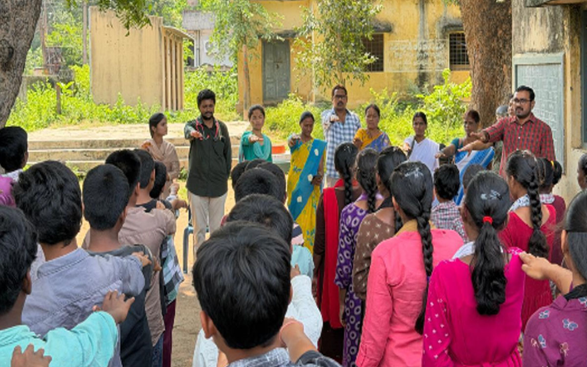 నషా ముక్త్ భారత్పై విద్యార్థులకు అవగాహన