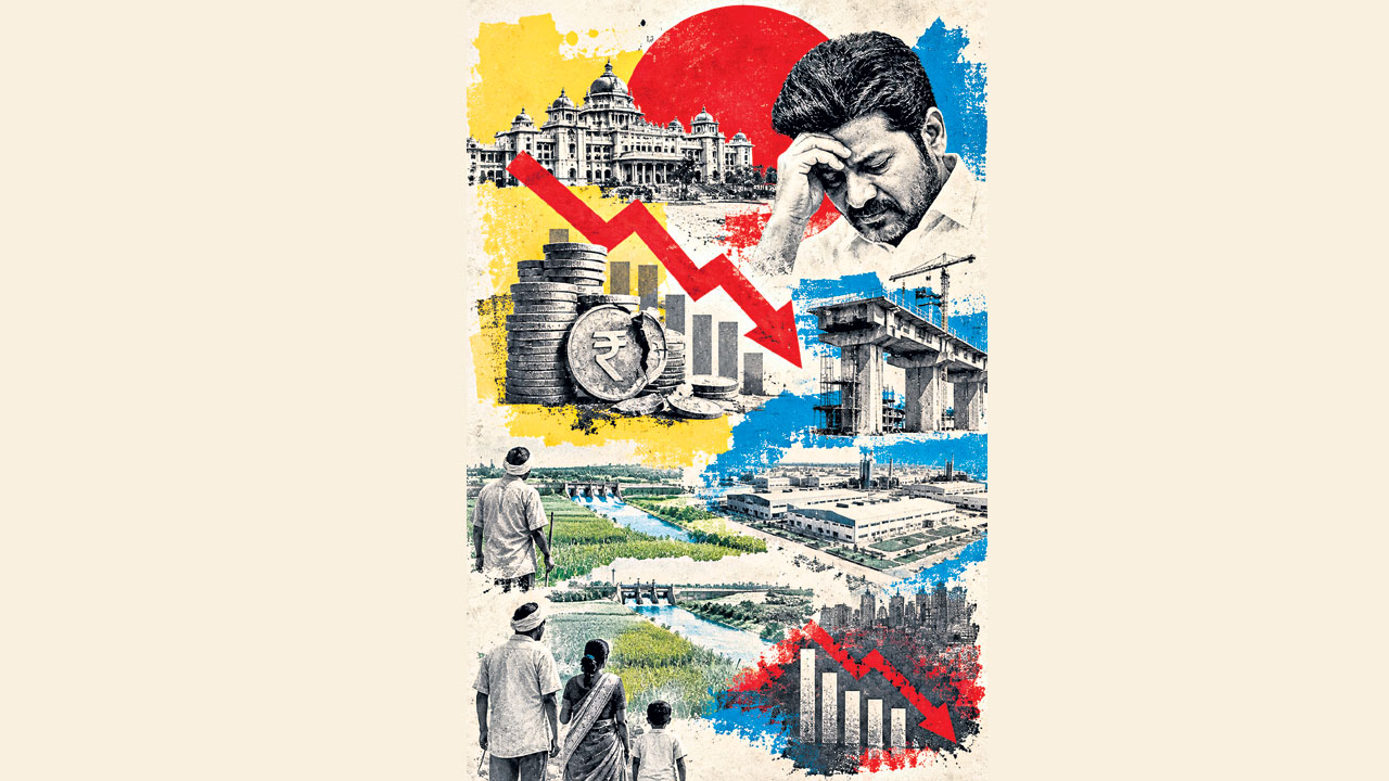 రాష్ట్ర ఆర్థిక వ్యవన్థ కుప్పకూలిందిలా!