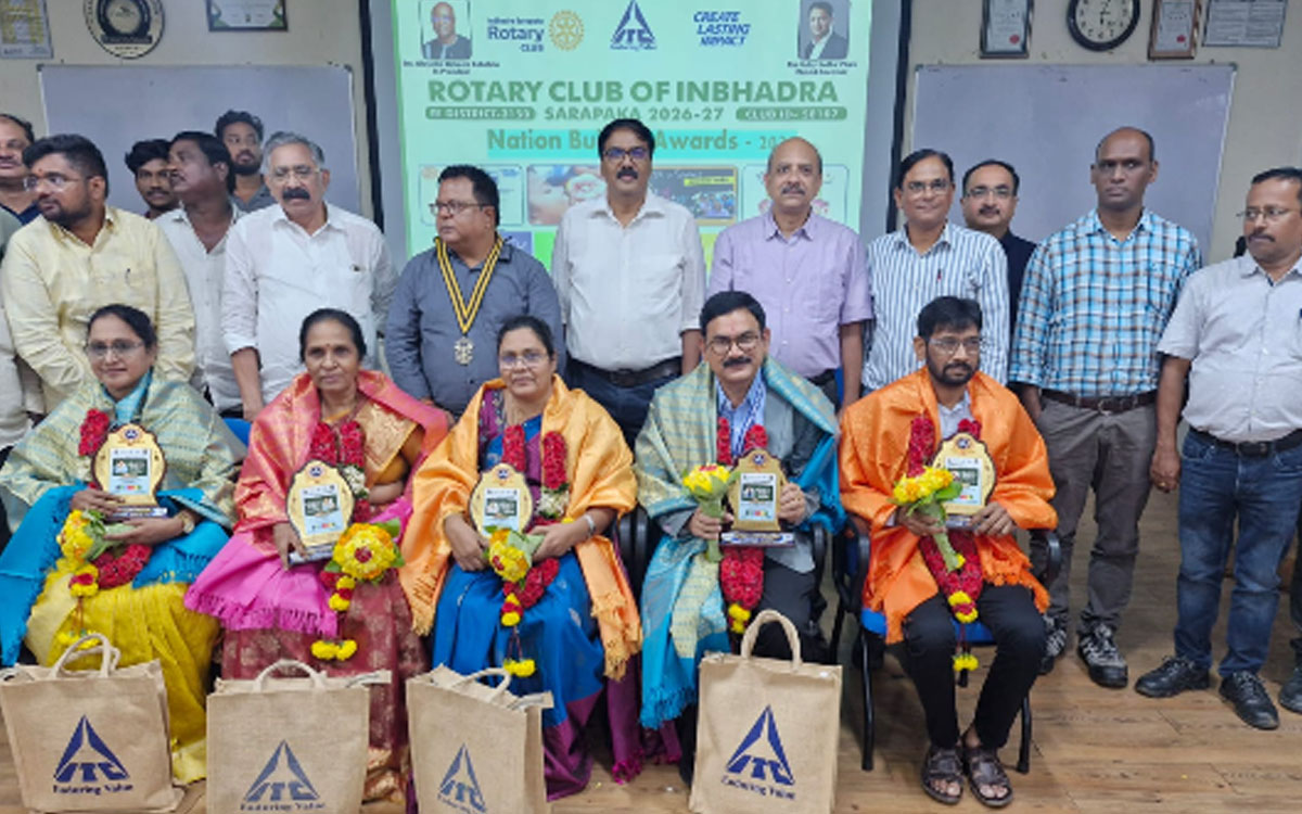 ఉత్తమ ఉపాధ్యాయులకు 'రోటరీ' అవార్డులు