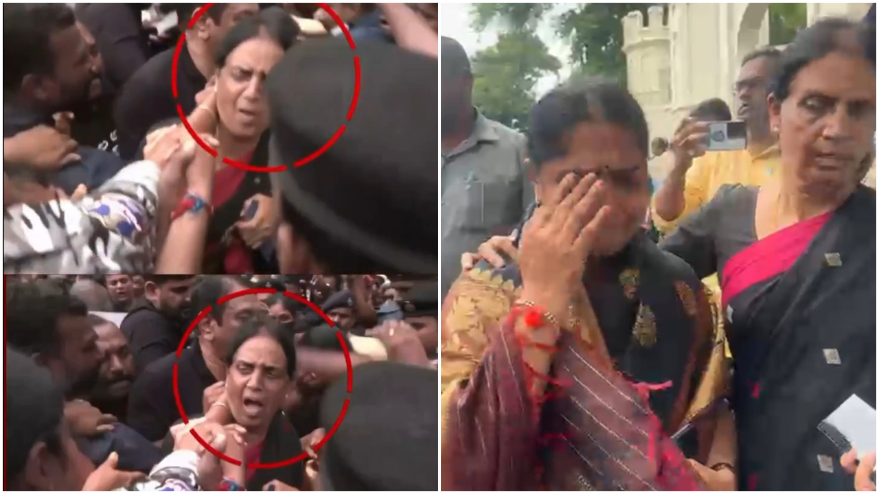 Sabitha Indra Reddy | సబితా ఇంద్రారెడ్డిని జుట్టు పట్టుకుని వాహనంలో ఎక్కించిన పోలీసులు.. మహిళా ఎమ్మెల్యేల పట్ల పోలీసుల కర్కశత్వం
