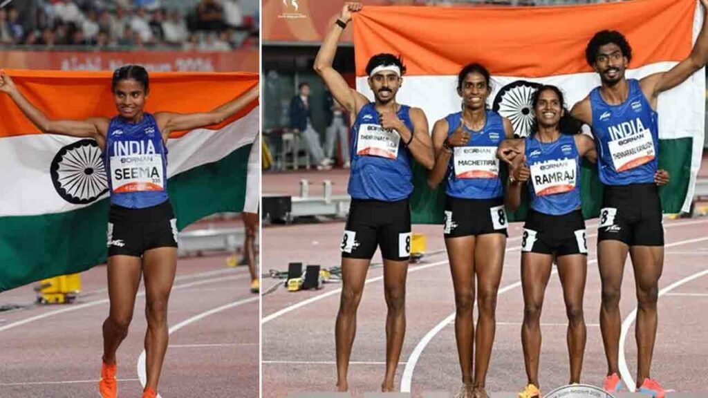Asian Games | మిక్స్‌డ్ రీలేలో రజతం.. మారథాన్‌లో సీమకు చరిత్రాత్మక కాంస్యం..!