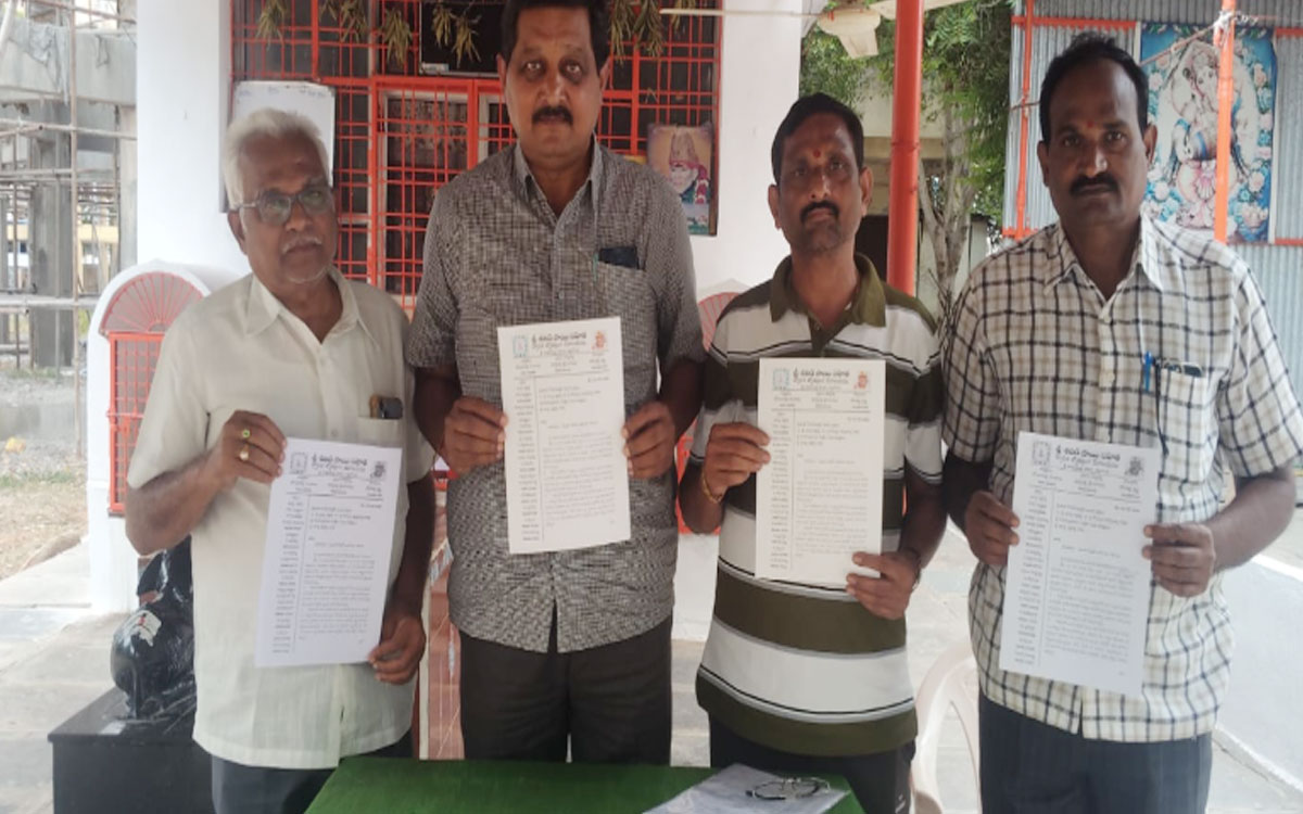 శ్రీ షీర్డి సాయి సహిత ద్వాదశ జ్యోతిర్లింగ దేవాలయ కమిటీ సభ్యుల‌ ముకుమ్మడీ రాజీనామా