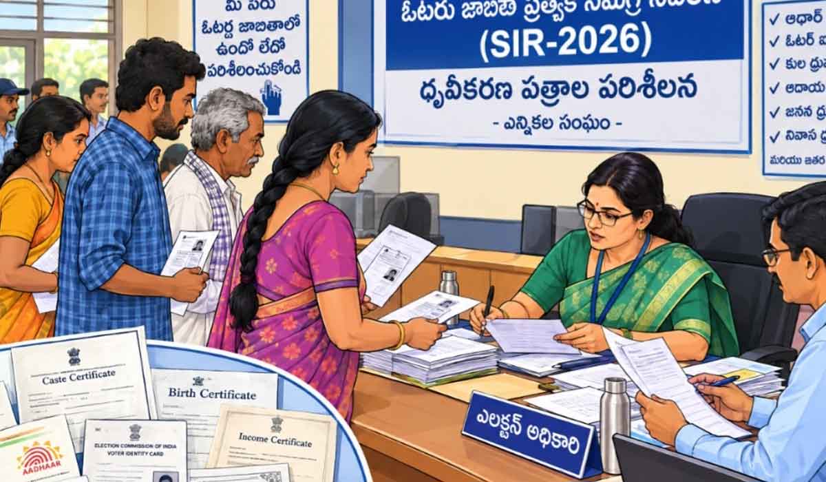 SIR | ఎస్‌ఐఆర్‌కు ‘ఆధారాల’ అవస్థలు..! 1.24 లక్షల మందికి ‘హియరింగ్‌ డేట్‌ ల్యాప్స్‌’
