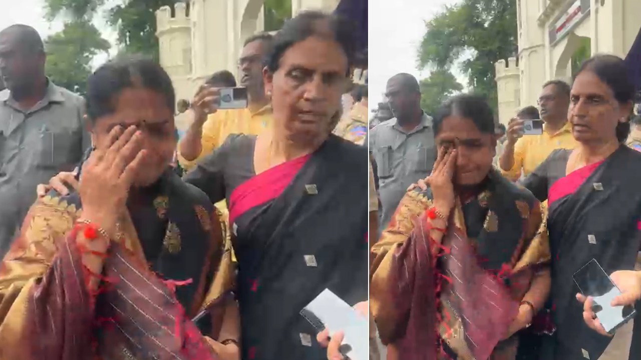 Sunitha Laxma Reddy | సునీతా లక్ష్మారెడ్డి చీర లాగి అవమానించిన పోలీసులు.. కన్నీళ్లు పెట్టుకున్న బీఆర్ఎస్ ఎమ్మెల్యే