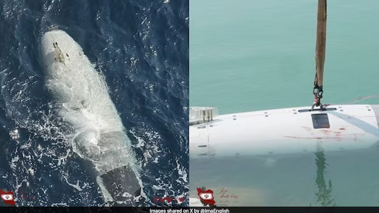 American submarine: అమెరికా స‌బ్‌మెరైన్‌ను స్వాధీనం చేసుకున్న ఇరాన్.. వీడియో రిలీజ్
