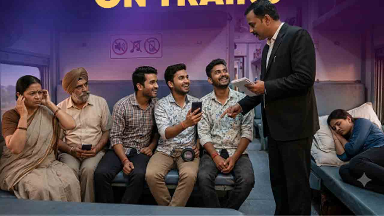 రైళ్లలో స్పీకర్‌ ఆన్‌ చేసి మొబైల్‌ చూస్తే 1,000 ఫైన్‌
