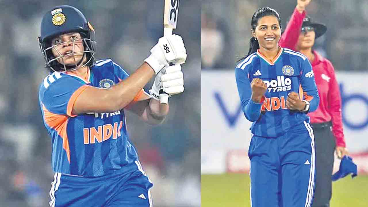 అమ్మాయిలు అదుర్స్‌.. దంచికొట్టిన షెఫాలీ, మంధాన