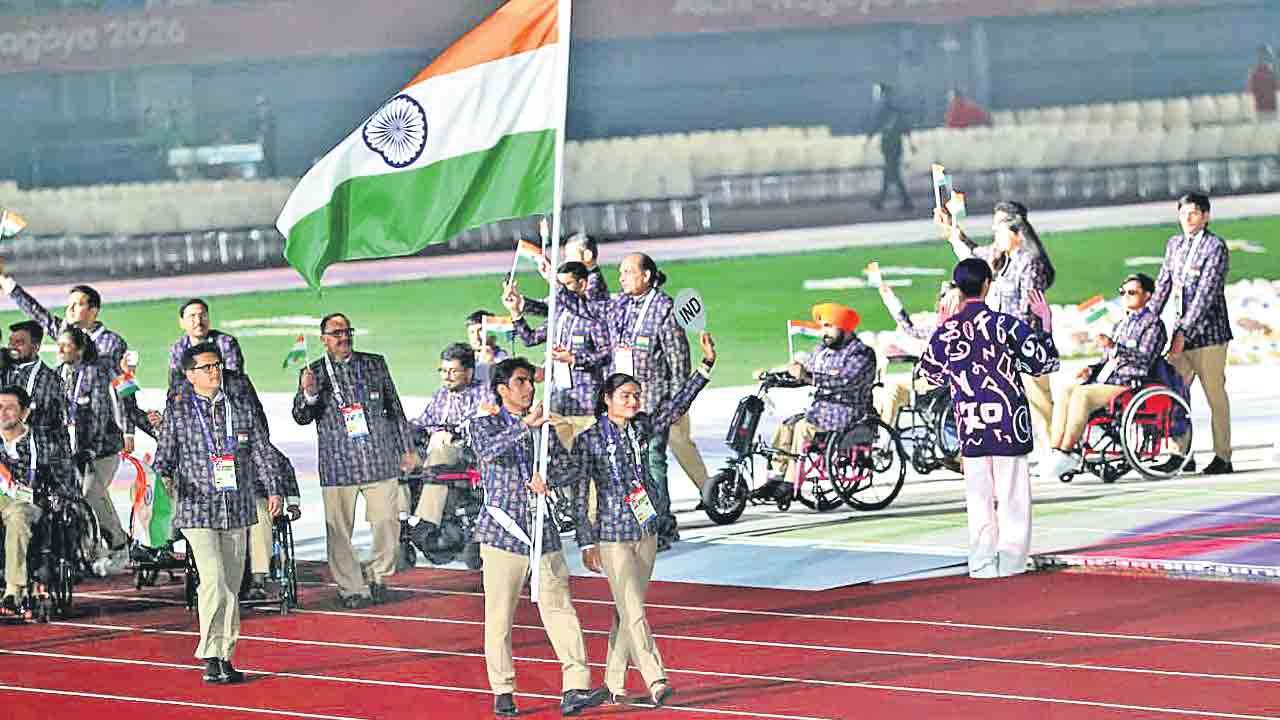 అట్టహాసంగా పారా ఆసియాడ్‌ ఆరంభం