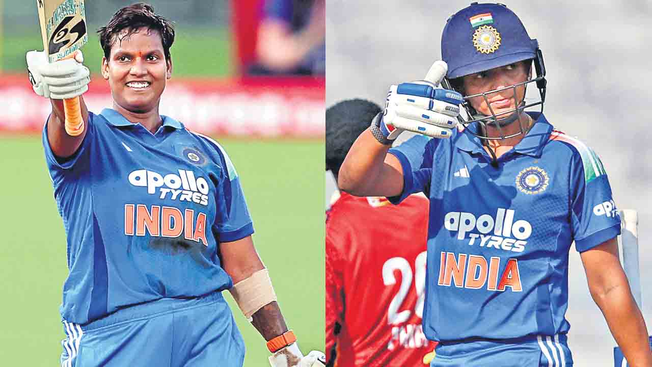 శతక ధమాకా.. హర్మన్‌, దీప్తి సెంచరీలు