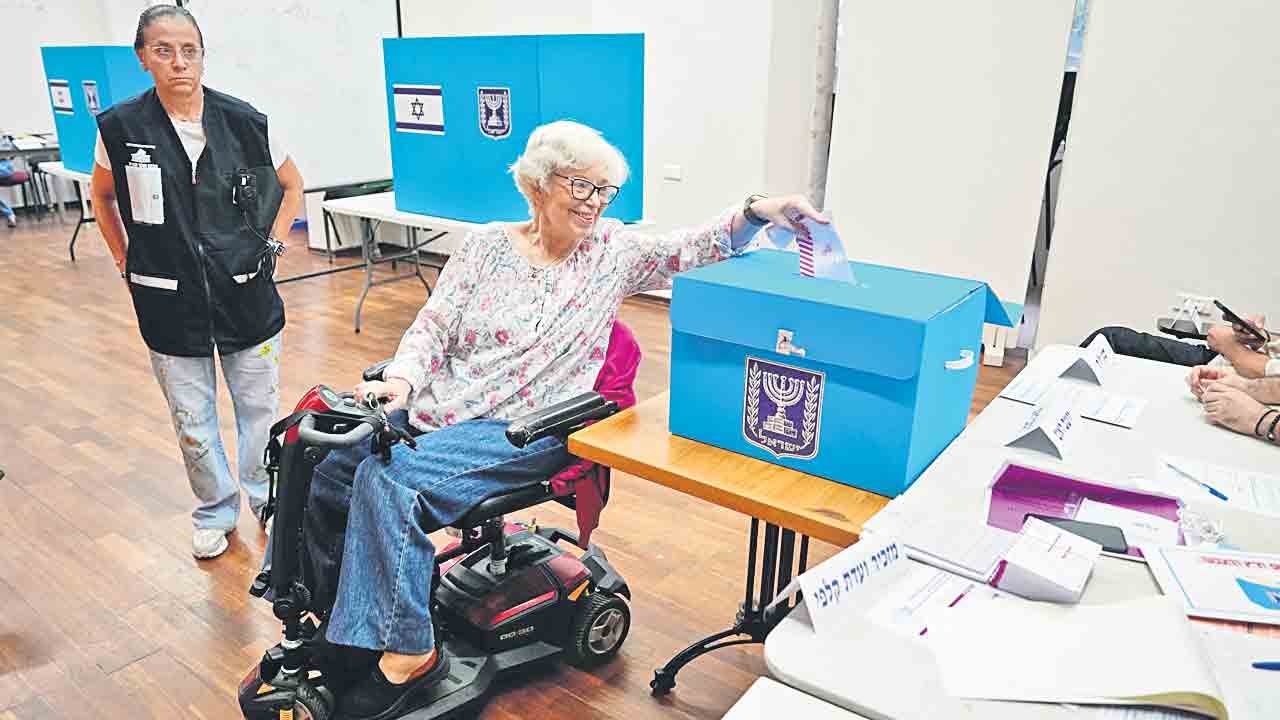 ఇజ్రాయెల్‌లో రికార్డు పోలింగ్‌