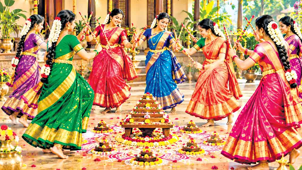 మట్టి పరిమళాల పండుగ.. బొడ్డెమ్మ