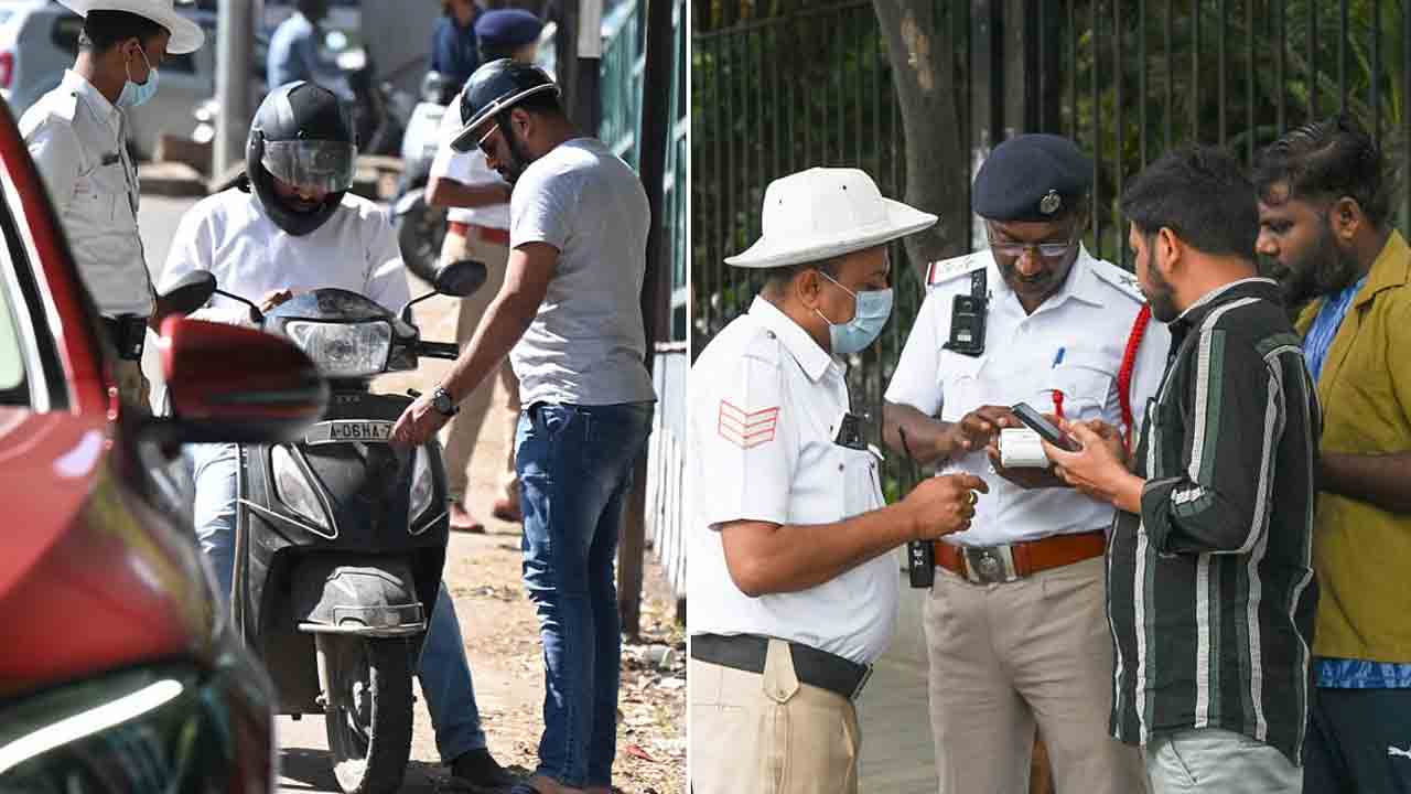 ఫుట్‌పాత్‌పై బైక్‌ నడిపితే 5వేల ఫైన్‌!