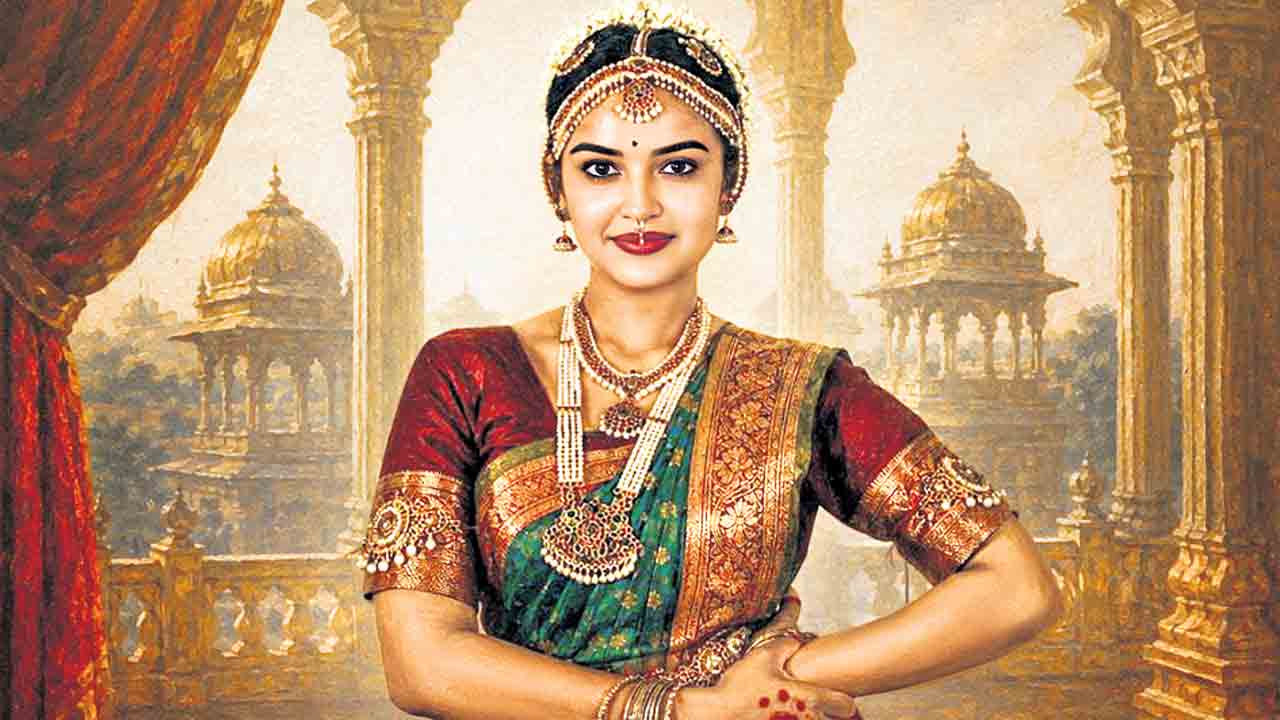 రాజభవనంలో నర్తకీమణి