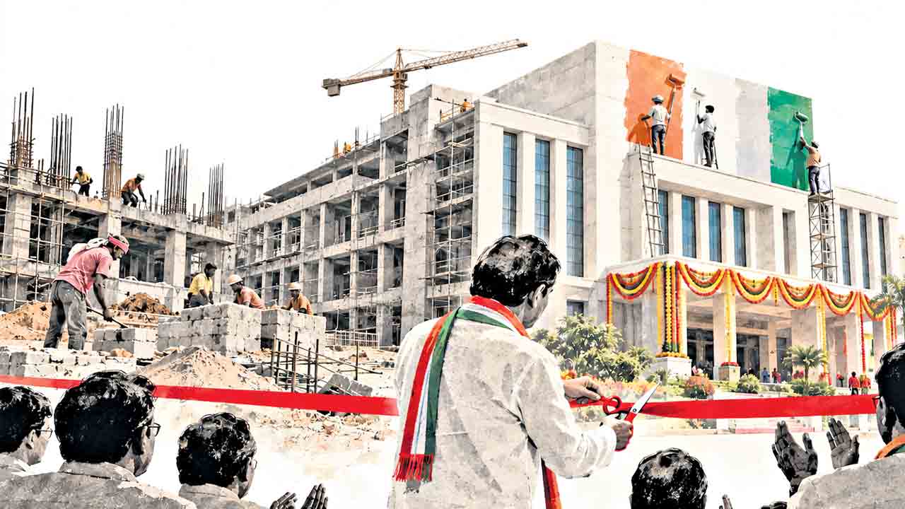 రిబ్బన్‌ కట్‌ ఆర్భాటం..కృషి శాశ్వతం