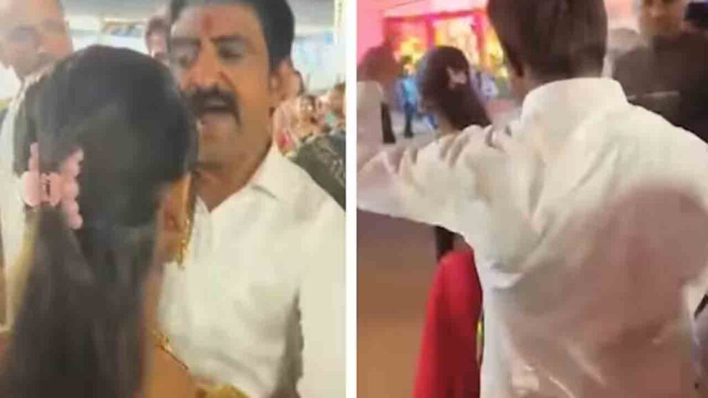 Bjp Leader Pushes Girl