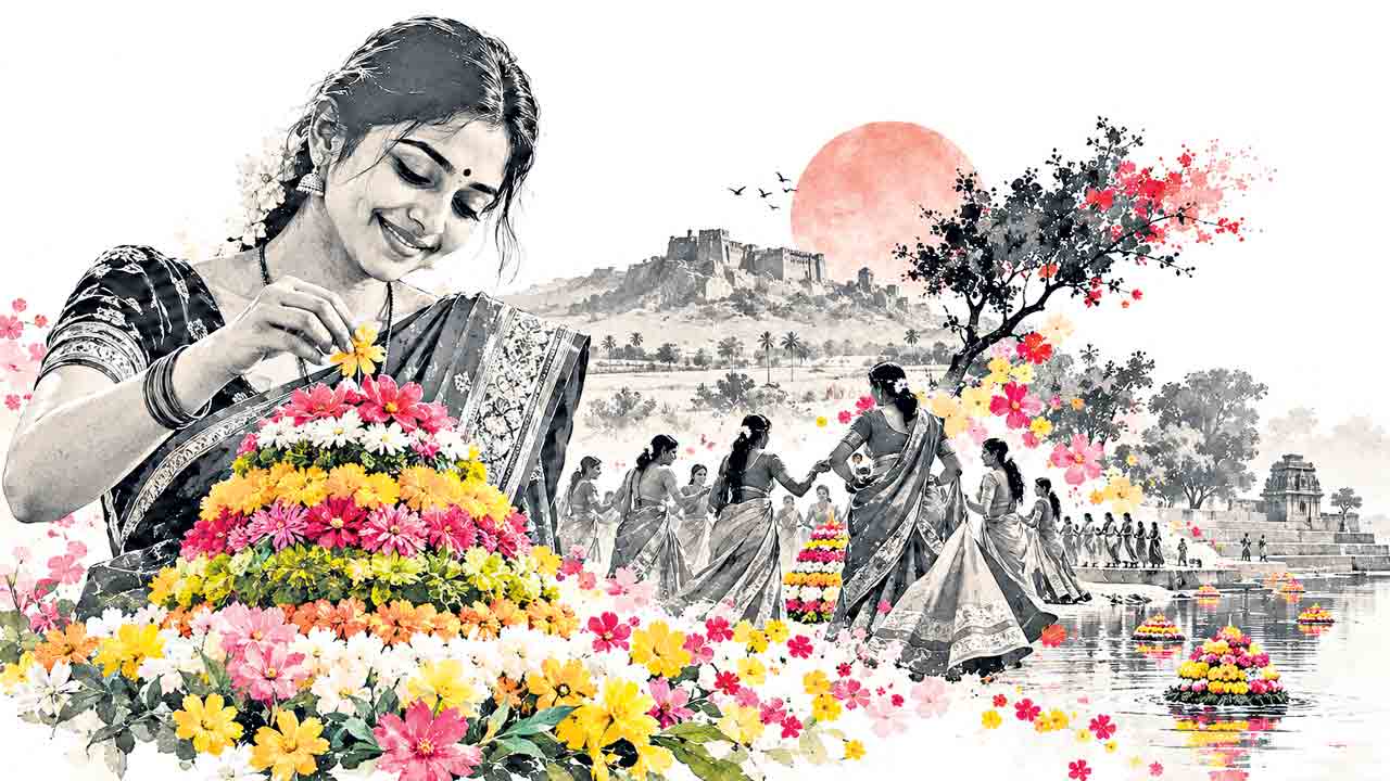 ఆడబిడ్డల ఆత్మగౌరవం బతుకమ్మ