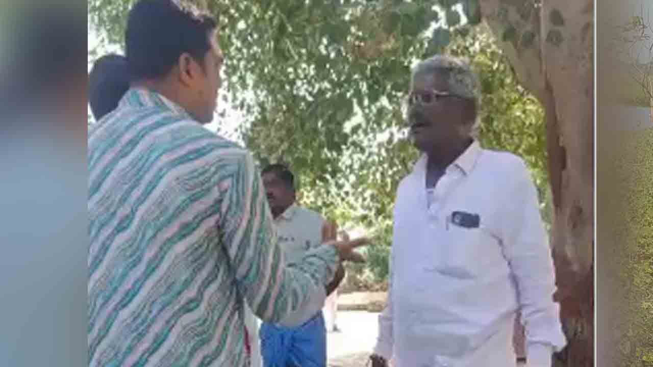 Congress MLA | ఈ గుడి మేము కట్టించాం.. దళితుడితో కాంగ్రెస్‌ ఎమ్మెల్యే మేనమామ వాగ్వాదం.. వీడియో