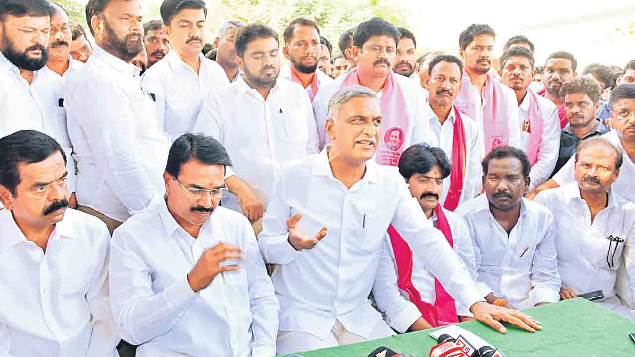పాలమూరుకు పట్టిన గ్రహణం రేవంత్‌.. హరీశ్‌ రావు