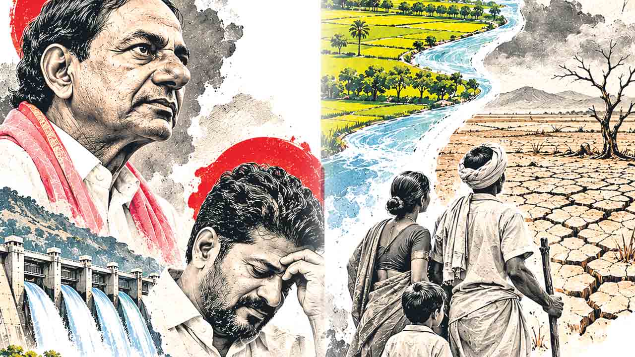 కేసీఆర్‌ది పరిష్కారం.. కాంగ్రెస్‌ది పలాయనం