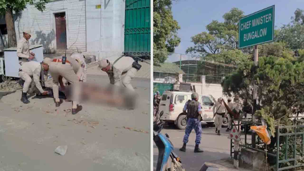 Manipur Violence | మణిపూర్ హింసాకాండలో నలుగురు మృతి.. సీఎం నివాసం వద్ద మృతదేహాలతో   నిరసన