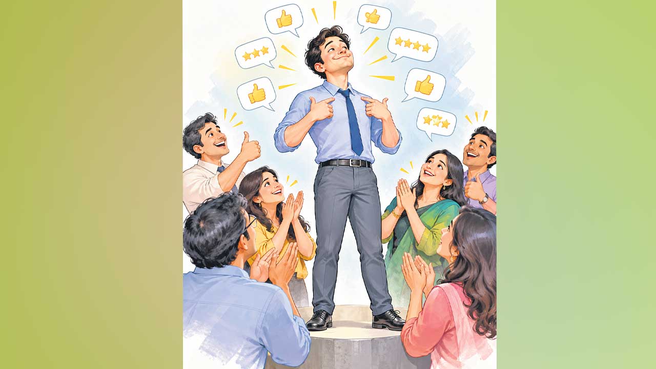 ప్రశంస కోసం పాకులాట