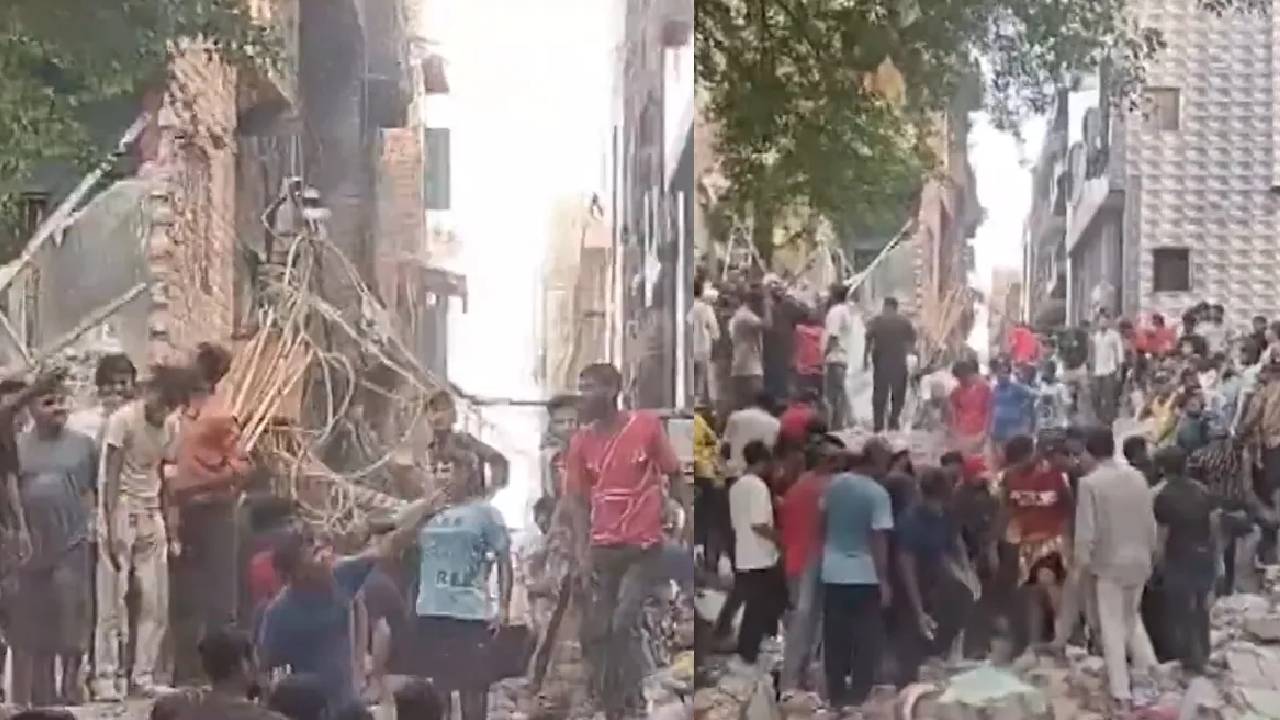 New Delhi | ఢిల్లీలో కూలిన బిల్డింగ్.. శిథిలాల కింద ఐదుగురు.. కొన‌సాగుతున్న రెస్క్యూ ఆప‌రేష‌న్
