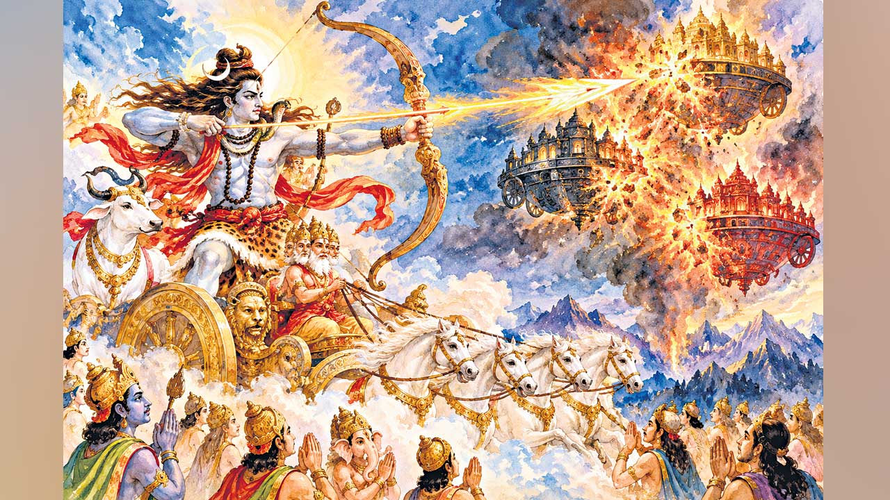 త్రిపురాంతకుడి వైశిష్ట్యం